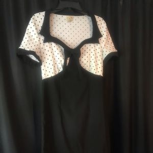 Lindy Bop Wiggle Dress Pin Up Pinup Polka Dot